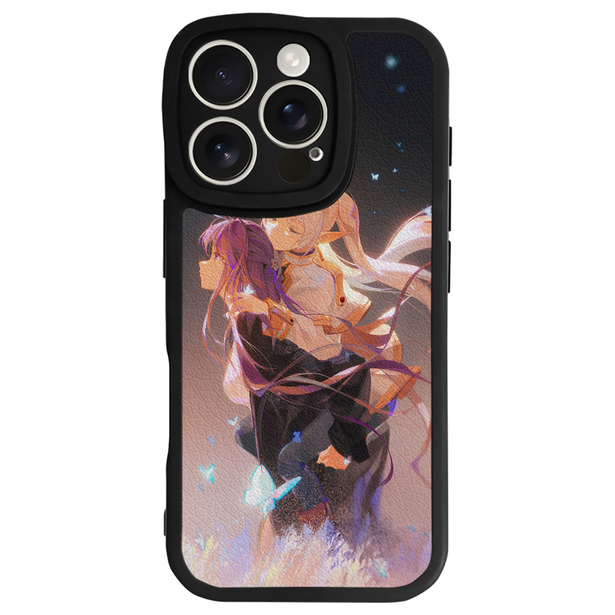 （画像用） 葬送のフリーレン Frieren 【iPhone 16シリーズ対応】シリコンスマホケース（レザー調） 材質：シリコン
